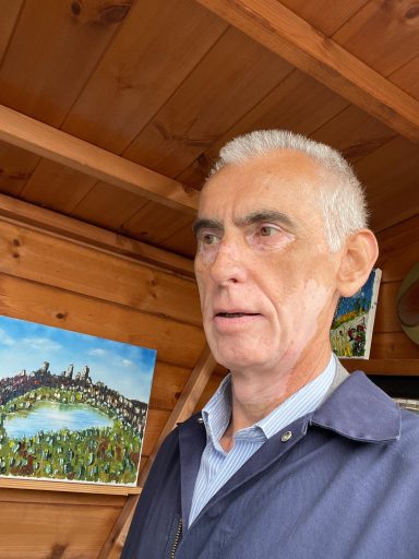 Chair and Membership Secretary of the Lichfield Society of Artists committee, Guy Williams
